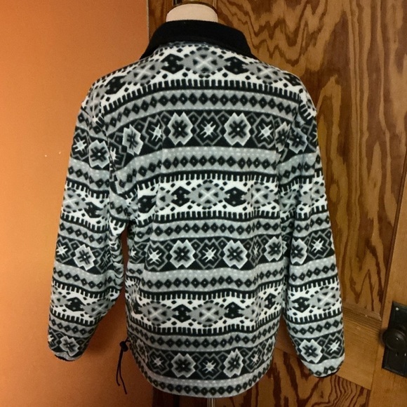 Vtg LL Bean Navajo fleece pullover - Picture 11 of 11